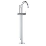 Смеситель для ванны GROHE Atrio New с душевым гарнитуром, верхняя монтажная часть, напольный монтаж, хром (32653003)